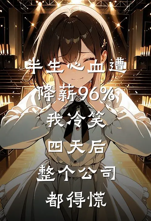 半生心血遭降薪96%，我冷笑：四天后，整个公司都得慌