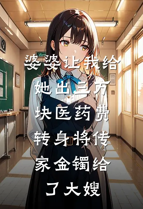 婆婆让我给她出三万块医药费，转身将传家金镯给了大嫂