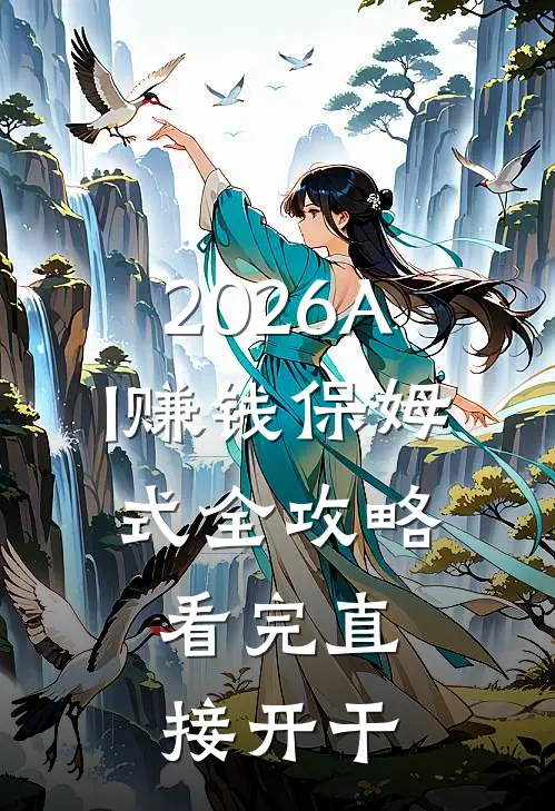 2026AI赚钱保姆式全攻略，看完直接开干
