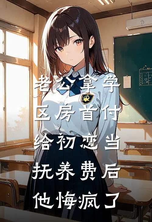 老公拿学区房首付给初恋当抚养费后，他悔疯了