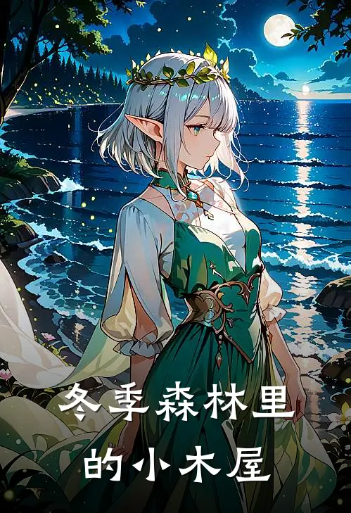 冬季森林里的小木屋