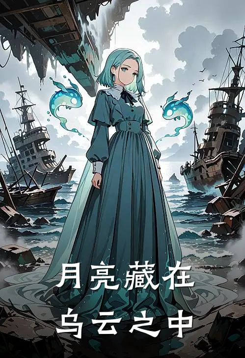 月亮藏在乌云之中